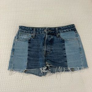 Split denim urban outfitters Jean shorts